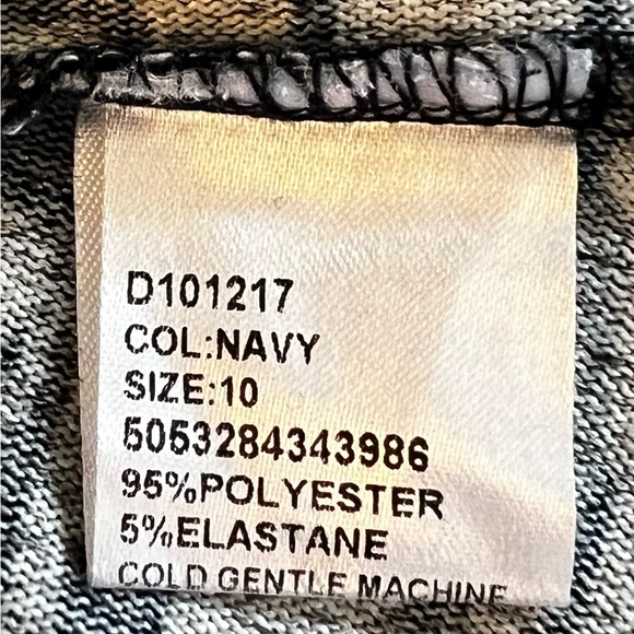 Isabel London Tunic Dress soft and warm Size M Navy but looks Black - Picture 5 of 8